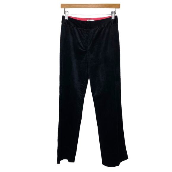 Milly of New York Black Corduroy Silk Blend Pants Women’s Size 0 Minimalist - Picture 11 of 11